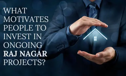 What stimulates people to invest in ongoing projects in Raj nagar