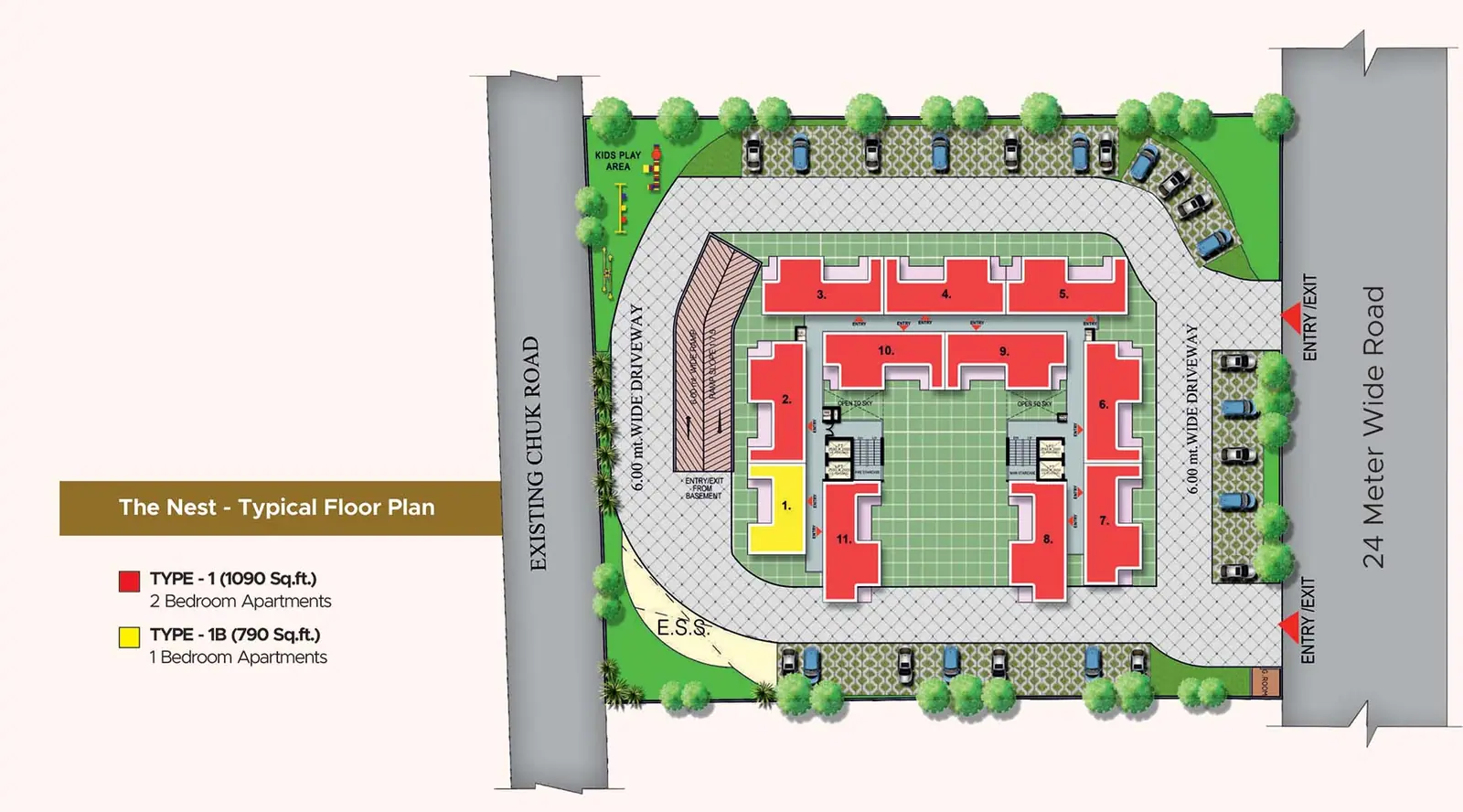 The Nest floor plan 2