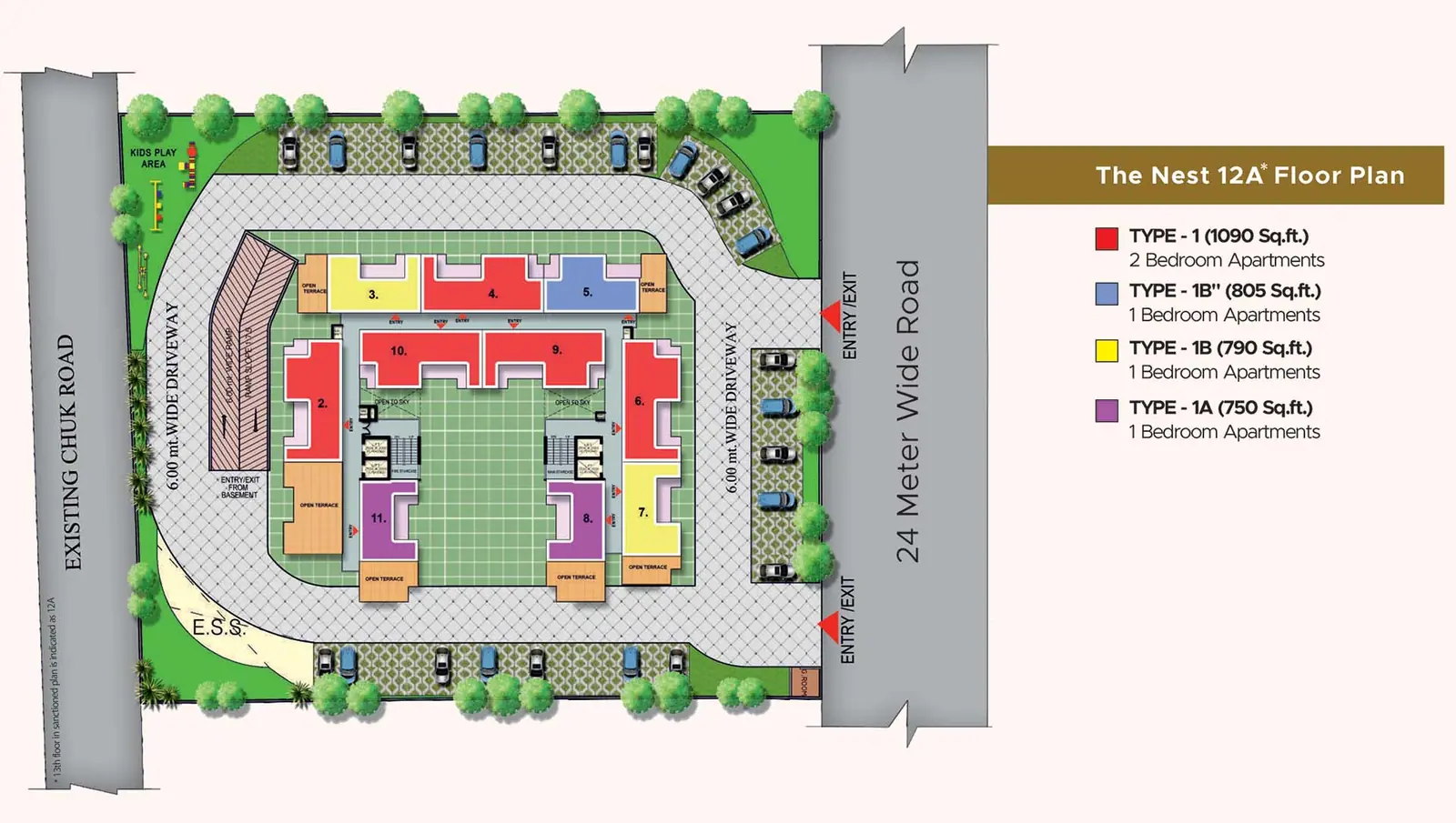 The Nest floor plan 3