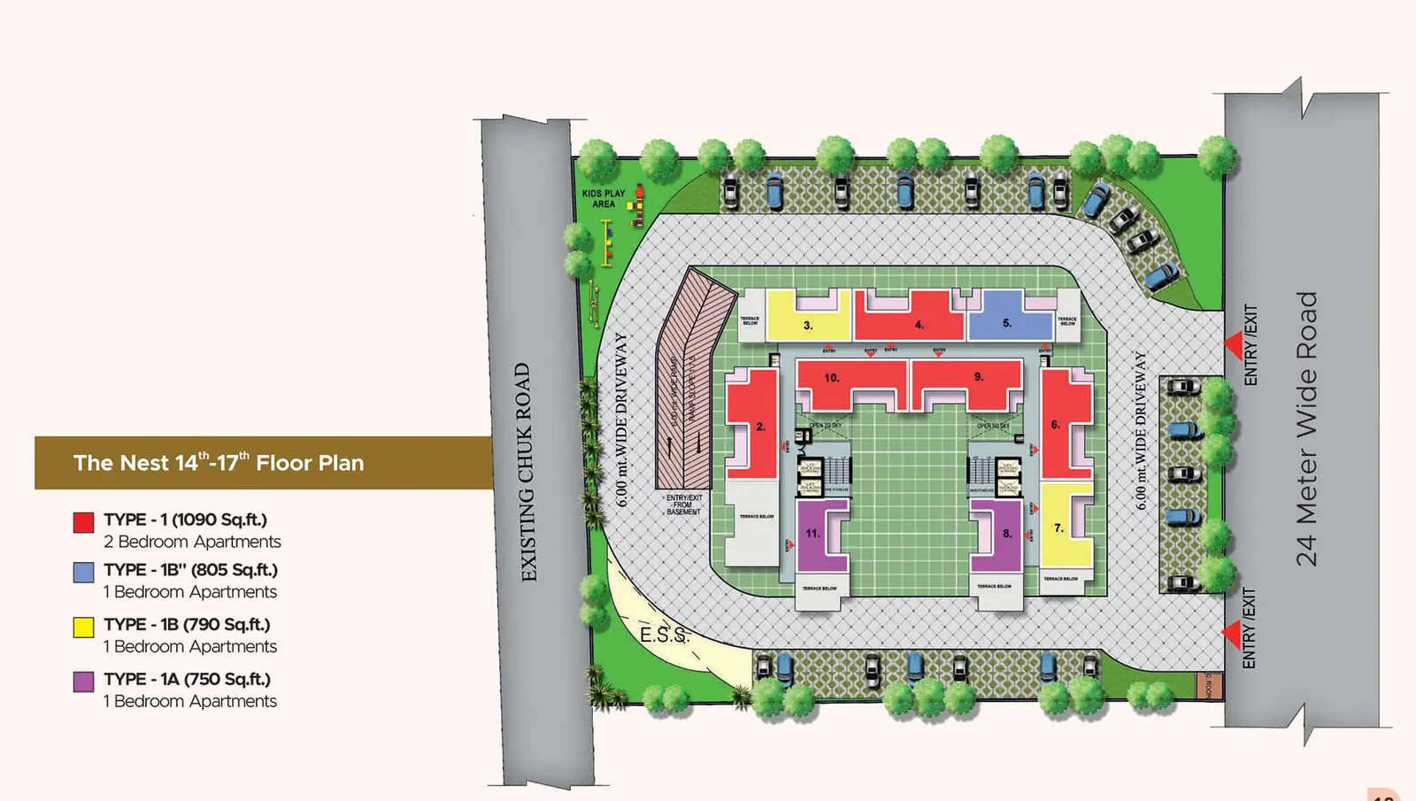 The Nest floor plan 4